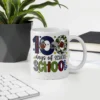 100 Days of School Football Mug – Fun School Milestone Coffee Cup