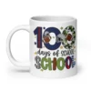 100 Days of School Football Mug – Fun School Milestone Coffee Cup