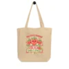 I’m Berry Happy – 100 Days of School Eco Tote Bag - Cute Strawberry Bag