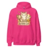 Scribble Cat Hoodie – Abstract Line Art Cat Sweatshirt for Cat Lovers