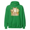 Scribble Cat Hoodie – Abstract Line Art Cat Sweatshirt for Cat Lovers