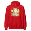 Scribble Cat Hoodie – Abstract Line Art Cat Sweatshirt for Cat Lovers