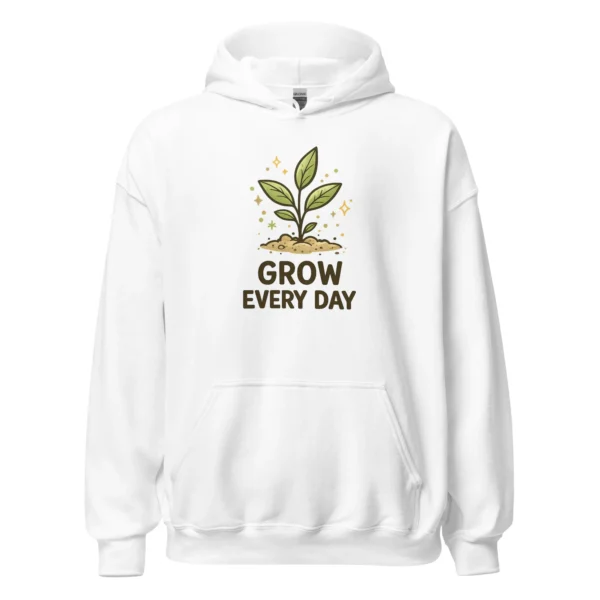 Grow Your Mind Motivational Hoodie – Cozy Unisex Hoodie for Learning