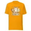 Scribble Cat T-Shirt – Artistic Hand-Drawn Cat Line Art Graphic Tee
