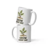 Grow Your Mind Motivational White Glossy Mug – Inspiring Coffee Cup