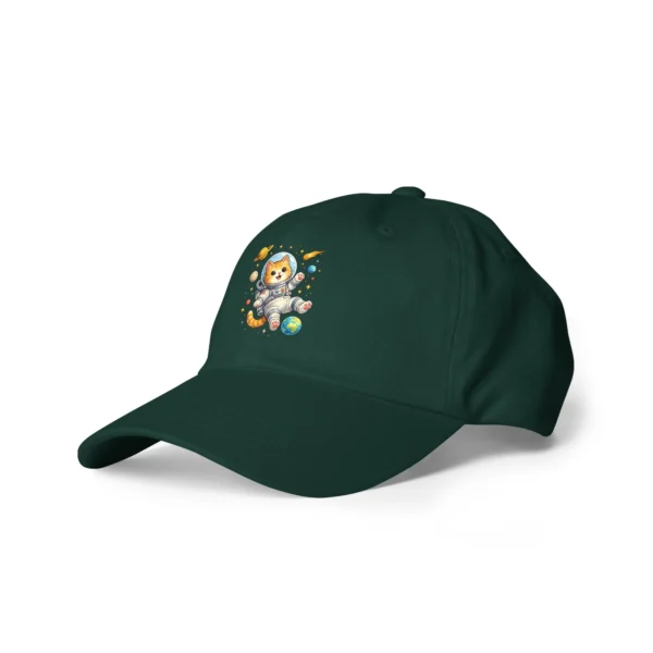 Astronaut Cat Dad Hat | Cute Space Cat Baseball Cap for Cat Lovers