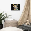 Astronaut Cat Space Poster – Cute Galaxy Cat Wall Art Print for Cat Lovers