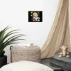 Astronaut Cat Space Poster – Cute Galaxy Cat Wall Art Print for Cat Lovers