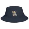 Astronaut Cat Embroidered Bucket Hat | Cute Space Cat Sun Hat for Cat Lovers