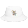 Astronaut Cat Embroidered Bucket Hat | Cute Space Cat Sun Hat for Cat Lovers
