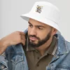 Astronaut Cat Embroidered Bucket Hat | Cute Space Cat Sun Hat for Cat Lovers