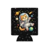 Astronaut Cat Can Cooler – Cute Space Cat Drink Koozie for Cat Lovers