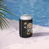 Astronaut Cat Can Cooler – Cute Space Cat Drink Koozie for Cat Lovers