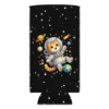 Astronaut Cat Can Cooler – Cute Space Cat Drink Koozie for Cat Lovers
