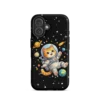 Astronaut Cat iPhone Tough Case – Cute Space Cat Phone Case for Cat Lovers