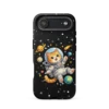 Astronaut Cat iPhone Tough Case – Cute Space Cat Phone Case for Cat Lovers