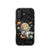 Astronaut Cat iPhone Tough Case – Cute Space Cat Phone Case for Cat Lovers