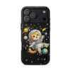 Astronaut Cat iPhone Tough Case – Cute Space Cat Phone Case for Cat Lovers