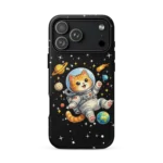 Astronaut Cat iPhone Tough Case – Cute Space Cat Phone Case for Cat Lovers