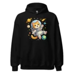 Astronaut Cat Hoodie – Cute Space Cat Sweatshirt for Cat Lovers