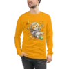 Astronaut Cat Long Sleeve T-Shirt – Cute Space Cat Tee for Cat Lovers
