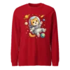 Astronaut Cat Long Sleeve T-Shirt – Cute Space Cat Tee for Cat Lovers