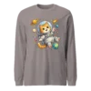 Astronaut Cat Long Sleeve T-Shirt – Cute Space Cat Tee for Cat Lovers