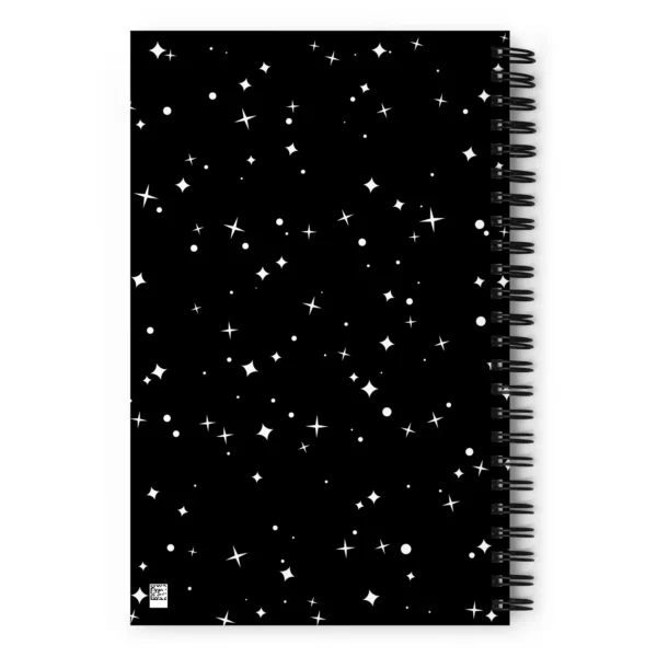 Astronaut Cat Spiral Notebook – Cute Space Cat Dotted Journal for Cat Lovers