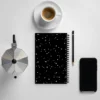 Astronaut Cat Spiral Notebook – Cute Space Cat Dotted Journal for Cat Lovers